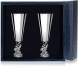 633НБ00801 Набор серебряных рюмок «Рыбка» из 2 предметов