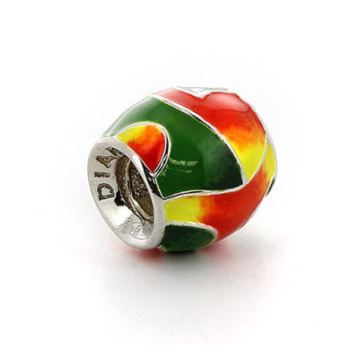 05-02421 Серебряный шарм-подвеска «Акварельный карнавал»