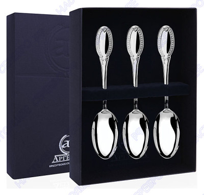 Набор чайных ложек «Император» на 3 персоны