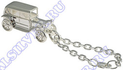 Серебряный брелок «Форд»