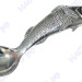 614НБ00806/Л Серебряная ложка для соли «Рыба»