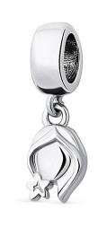 Серебряный шарм-подвеска