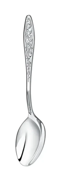 092НБ02801 Серебряный десертный набор «Морозко» на 6 персон (24 предмета)