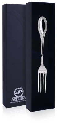 Серебряная десертная вилка «Престиж»