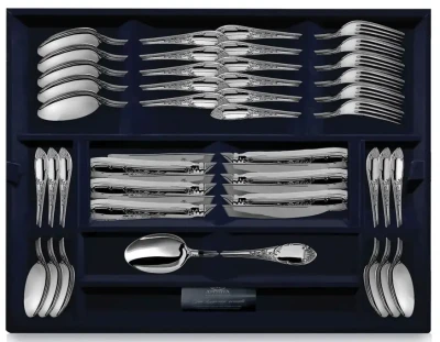 Серебряный десертный набор «Престиж» 24 предмета