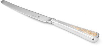 930904-1 Серебряный столовый нож «Стиль» с золочением