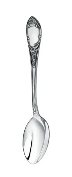 205ЛЖ07806 Серебряная кофейная ложка «Престиж» с чернением