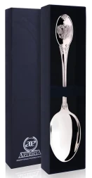 Серебряная столовая ложка «Единство»