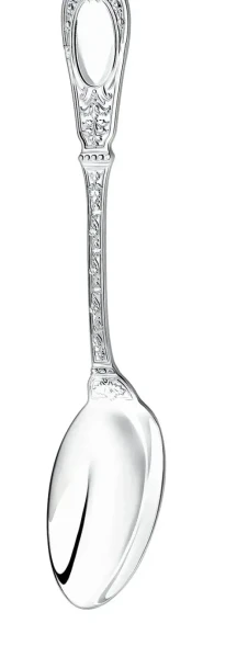 1585НБ02801 Серебряный десертный набор "Фамильный" на 1 персону (2 предмета)