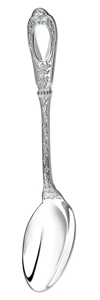 1586НБ02801 Серебряный десертный набор "Фамильный" на 1 персону (3 предмета)