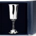 741РМ00006 Серебряная рюмка «Виноград» с чернением в подарочном футляре