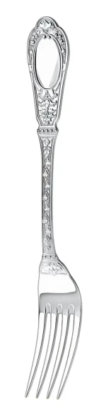 1841НБ02801 Серебряный десертный набор "Фамильный" на 1 персону (4 предмета)