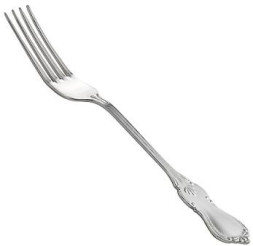 Серебряная десертная вилка «Вензель»