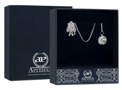 Серебряный ионизатор воды «Щенок с мячом»