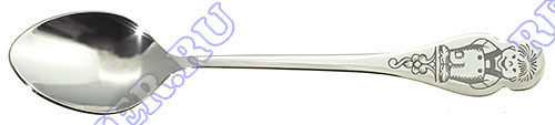 40010326А05 Серебряная детская ложка «Ванечка» с чернением