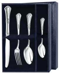 Серебряный десертный набор на 1 персону «Фаворит»