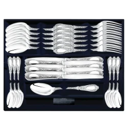 Серебряный столовый набор "Фамильный" на 6 персон (24 предмета)