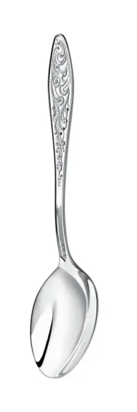 1031НБ02801 Серебряный десертный набор "Морозко" на 6 персон (6 предметов)