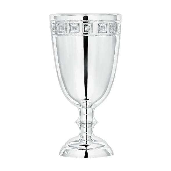 1044РМ00801 Серебряная рюмка №1 с рисунком «Квадрат»