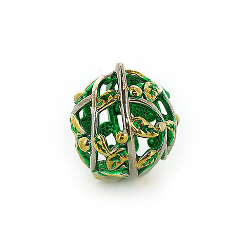 03-0011 Серебряный шарм-подвеска «Приют лесного Эльфа»