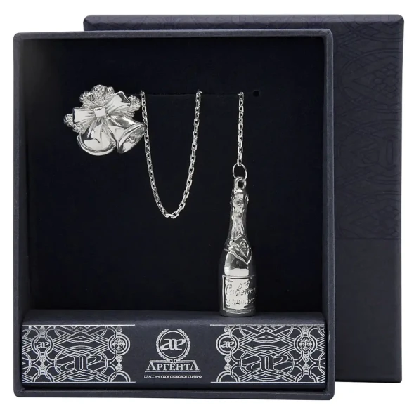 240ИЗ00801 Серебряный ионизатор воды «Брызги шампанского»