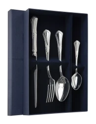 Серебряный столовый набор на 1 персону «Фаворит»