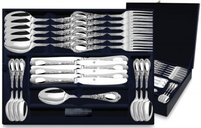 Набор столовый Фамильный 48 пред. +футляр