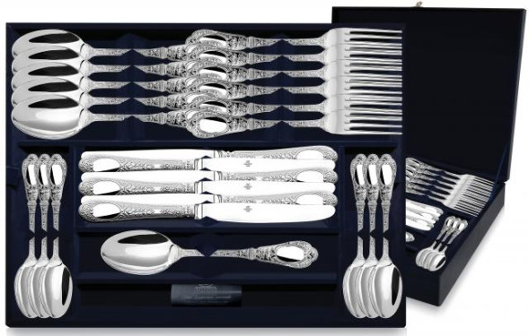 1320НБ01801 Набор столовый Фамильный 48 пред. +футляр