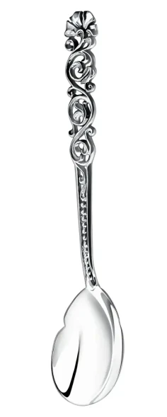 609ЛЖ03806 Серебряная чайная ложка «Подарочная» с чернением