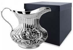 Серебряный кувшин «Раковина» низкий