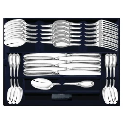Серебряный столовый набор «Император» на 6 персон (24 предмета)