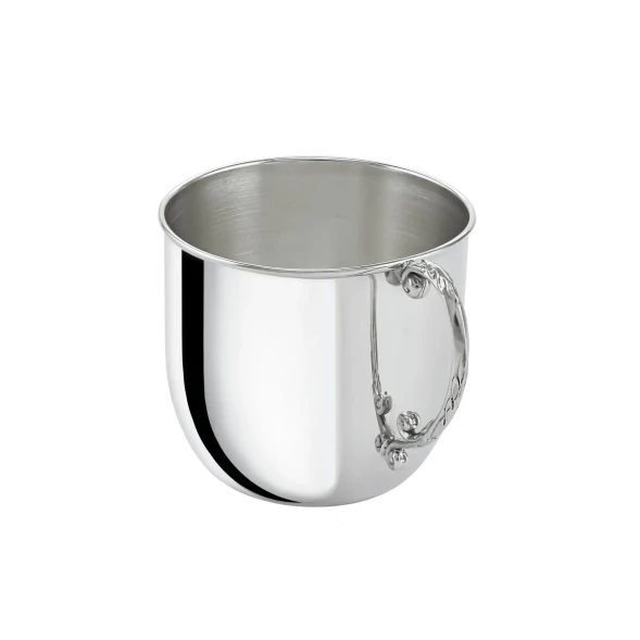 1533Ф Набор детского серебра «Сердечко» с погремушкой