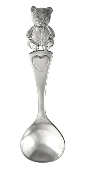 289ЛЖ03801 Серебряная детская ложка «Мишутка»