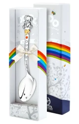 Детская серебряная ложка «Мишка»