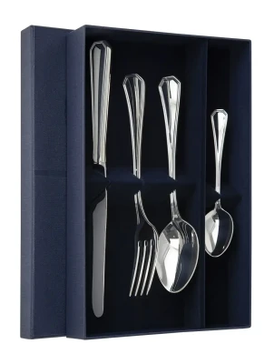 327НБ01801 Серебряный столовый набор на 1 персону «Элегант»