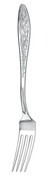 1191НБ01801 Серебряный столовый набор "Морозко" на 1 персону (3 предмета)