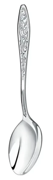 1191НБ01801 Серебряный столовый набор "Морозко" на 1 персону (3 предмета)