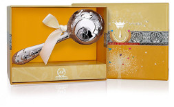 Серебряная погремушка «Сердце»