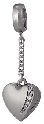 3207033624 Серебряный шарм-подвеска