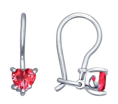 94020589 Серебряные серьги