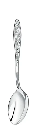 1192НБ01801 Серебряный столовый набор "Морозко" на 1 персону (4 предмета)