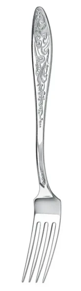 1192НБ01801 Серебряный столовый набор "Морозко" на 1 персону (4 предмета)