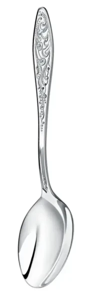 1192НБ01801 Серебряный столовый набор "Морозко" на 1 персону (4 предмета)