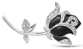 Серебряная брошь