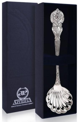 063ЛЖ00801 Серебряная ложка для икры «Богема»