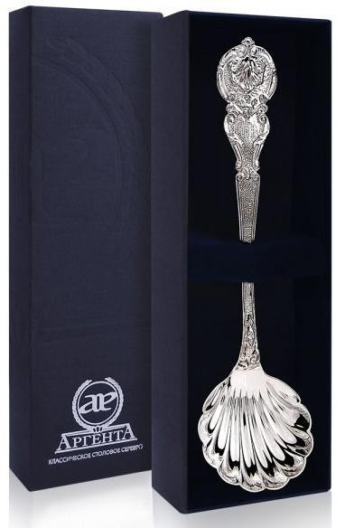063ЛЖ00801 Серебряная ложка для икры «Богема»
