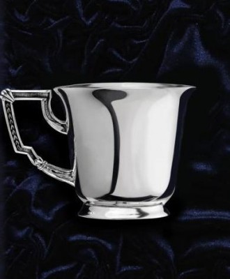 960ЧШ03006 Серебряная чайная чашка «Император» с чернением