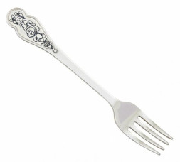 Серебряная детская десертная вилка «Таня»