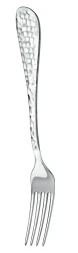 Серебряная столовая вилка "Капелька кованая"
