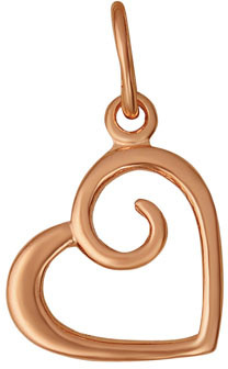 530395 Подвеска с золочением